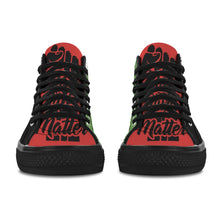 #Rossolini1# Black Lives Matter B/R/G Black Bottom Women's Shoes