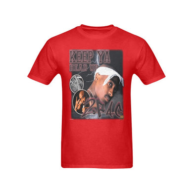 #Rossolini1# Keep Ya Head Up Red T-Shirt