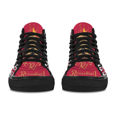 #Rossolini1# KC Team PAK Black/Red Black Bottom Vancouver H Men's Canvas Shoes (1013-1)