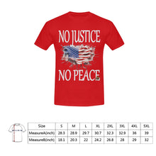 #Rossolini1# No Justice No Peace Flag Red
