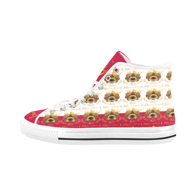 #Rossolini1# PAK White/Red Tongue Vancouver H Men's Canvas Shoes (1013-1)
