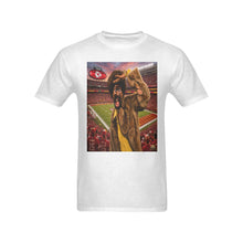 #Rossolini1# Playa Chiefs Stadium Background 2 - White T-Shirt