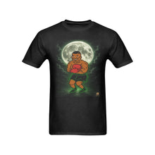 #Rossolini1# Mike With Full Moon - Black T-Shirt