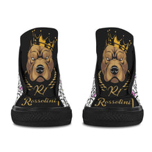 #Rossolini1# Kitty 1 Black Bottom - White - Black Tongue Men's Shoes