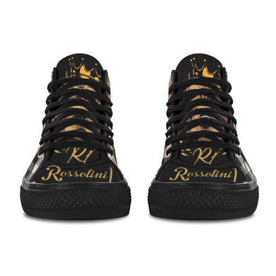 #Rossolini1# AK1 Black Bottom 3 Vancouver H Women's Canvas Shoes (1013-1)