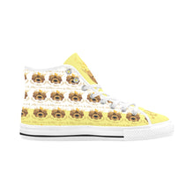 #Rossolini1# PAK White/Yellow Tongue Vancouver H Men's Canvas Shoes (1013-1)