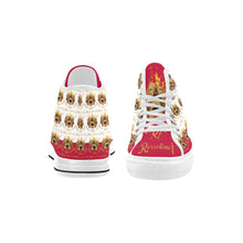#Rossolini1# PAK White/Red Tongue Vancouver H Men's Canvas Shoes (1013-1)