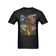 #Rossolini1# Playa Cowboys Stadium Background - Black T-Shirt