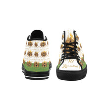 #Rossolini1# PAK White/Green Black Bottom Vancouver H Women's Canvas Shoes (1013-1)