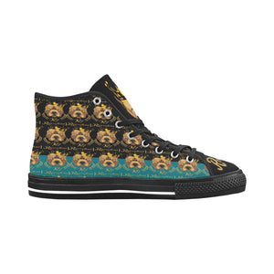 #Rossolini1# PAK Black/Kelly Green Black Bottom 2 Vancouver H Men's Canvas Shoes (1013-1)