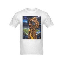 #Rossolini1# Playa Lions Stadium Background - White T-Shirt