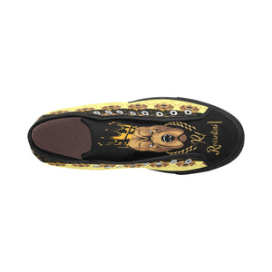 #Rossolini1# PAK Black/Yellow Black Bottom 2 Vancouver H Men's Canvas Shoes (1013-1)
