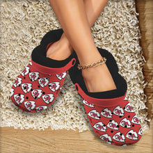 #Rossolini1# Team Red/Black Inside Fleece Lined Foam Crocs for Adults