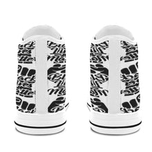 #Rossolini1# Black Lives Matter 9s White Bottom Women's Shoes