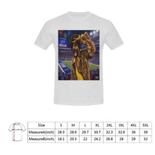 #Rossolini1# Playa  Bills Stadium Background - White T-Shirt