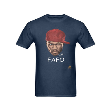 #Rossolini1# 50 FAFO Navy Blue T-Shirt