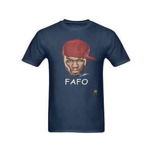 #Rossolini1# 50 FAFO Navy Blue T-Shirt