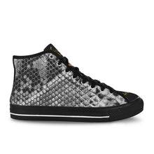 #Rossolini1# Snake Skin 3 Black Bottom Men's Shoes (Art)
