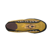 #Rossolini1# PAK Black/Gold Tongue Black Bottom Vancouver H Men's Canvas Shoes (1013-1)