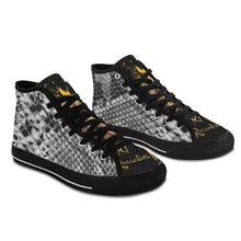 #Rossolini1# Snake Skin 3 Black Bottom Women's Shoes (Art)