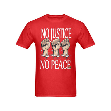 #Rossolini1# No Justice No Peace Red T-Shirt