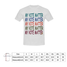 #Rossolini1#  My Vote Matter  - White T-Shirt