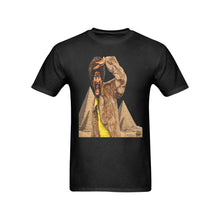 #Rossolini1# Playa with Pyramid background  - Black T-Shirt
