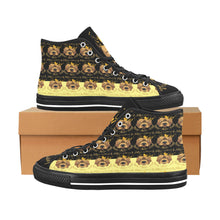 #Rossolini1# PAK Black/Yellow Black Bottom 2 Vancouver H Men's Canvas Shoes (1013-1)