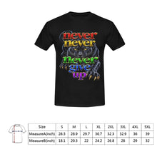 #Rossolini1# Never Never Never Give Up Panther - Black T-Shirt