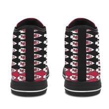 #Rossolini1# KC Team PAK Black/Red Black Bottom Vancouver H Men's Canvas Shoes (1013-1)