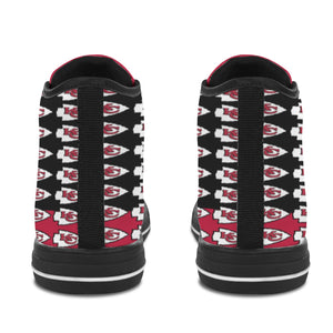 #Rossolini1# KC Team PAK Black/Red Black Bottom Vancouver H Men's Canvas Shoes (1013-1)