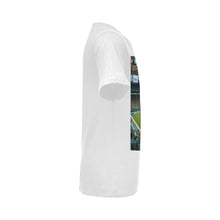 #Rossolini1# Playa  Dolphins Stadium Background - White T-Shirt