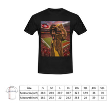 #Rossolini1# Playa Chiefs Stadium Background 2 - Black T-Shirt