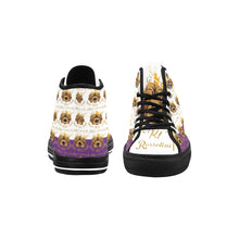 #Rossolini1# PAK White/Purple Black Bottom Vancouver H Women's Canvas Shoes (1013-1)