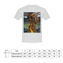 #Rossolini1# Playa  Dolphins Stadium Background - White T-Shirt