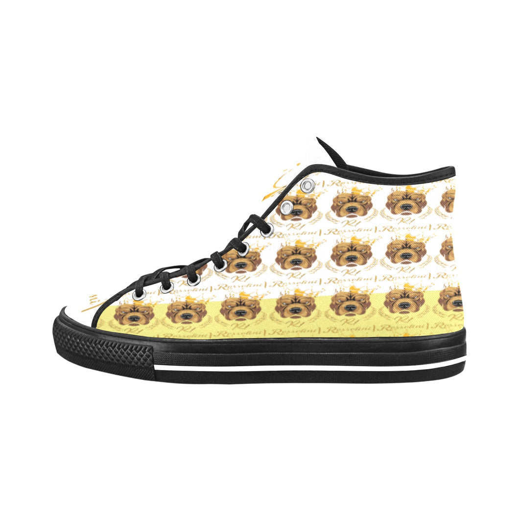 #Rossolini1# PAK White/Yellow Black Bottom Vancouver H Men's Canvas Shoes (1013-1)