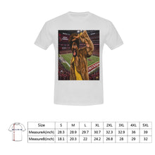 #Rossolini1# Playa Cardinals Stadium Background - White T-Shirt