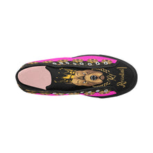 #Rossolini1# PAK Black/Hot Pink Black Bottom 2 Vancouver H Women's Canvas Shoes (1013-1)