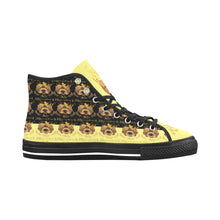 #Rossolini1# PAK Black/Yellow Tongue Black Bottom Vancouver H Men's Canvas Shoes (1013-1)