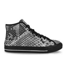 #Rossolini1# Snake Skin 3 Original Black Bottom Women's Shoes (Art)