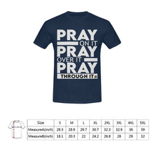 #Rossolini1# Pray On It Navy Blue T-Shirt