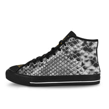 #Rossolini1# Snake Skin 3 Black Bottom Men's Shoes (Art)