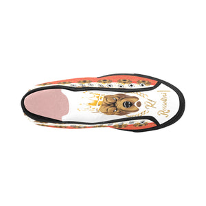 #Rossolini1# PAK White/Pantone Black Bottom Vancouver H Women's Canvas Shoes (1013-1)