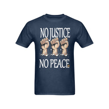 #Rossolini1# No Justice No PeaceNavy Blue T-Shirt