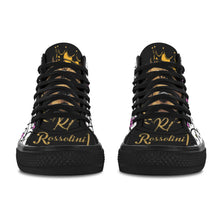 #Rossolini1# Kitty 1 Black Bottom - White - Black Tongue Women's Shoes