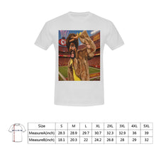 #Rossolini1# Playa Chiefs Stadium Background - White T-Shirt
