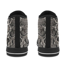 #Rossolini1# Snake Skin 2 Black Bottom Women's Shoes (Art)