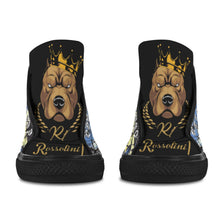 #Rossolini1# 1943 Black Bottom Women's Shoes (Art)