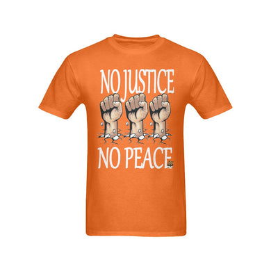 #Rossolini1# No Justice No Peace Orange T-Shirt