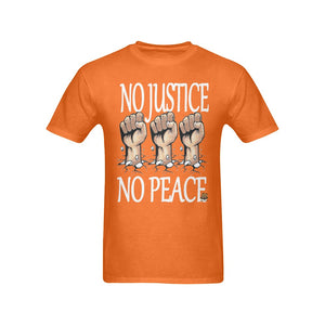 #Rossolini1# No Justice No Peace Orange T-Shirt